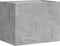 vidaXL - Nachtkastjes - 2 - st - wandgemonteerd - 45x30x35 - cm - betongrijs