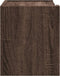 vidaXL - Nachtkastjes - 2 - st - wandgemonteerd - 45x30x35 - cm - bruin - eikenkleurig