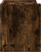 vidaXL - Nachtkastjes - 2 - st - wandgemonteerd - 45x30x35 - cm - gerookt - eikenkleur
