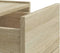 vidaXL - Nachtkastjes - 2 - st - wandgemonteerd - 45x30x35 - cm - sonoma - eikenkleur