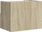vidaXL - Nachtkastjes - 2 - st - wandgemonteerd - 45x30x35 - cm - sonoma - eikenkleur