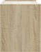 vidaXL - Nachtkastjes - 2 - st - wandgemonteerd - 45x30x35 - cm - sonoma - eikenkleur