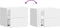 vidaXL - Nachtkastjes - 2 - st - wandgemonteerd - 45x30x35 - cm - wit