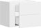 vidaXL - Nachtkastjes - 2 - st - wandgemonteerd - 45x30x35 - cm - wit