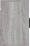 vidaXL - Nachtkastjes - 2 - st - wandgemonteerd - 50x30x47 - cm - grijs - sonoma - eiken
