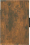 vidaXL - Nachtkastjes - 2 - st - wandgemonteerd - 50x30x47 - cm - gerookt - eikenkleur