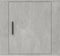 vidaXL - Nachtkastjes - 2 - st - wandgemonteerd - 50x30x47 - cm - betongrijs