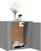 vidaXL - Nachtkastjes - 2 - st - wandgemonteerd - 50x30x47 - cm - grijs - sonoma - eiken