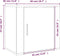vidaXL - Nachtkastjes - 2 - st - wandgemonteerd - 50x30x47 - cm - bruin - eikenkleur