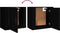 vidaXL - Nachtkastjes - 2 - st - wandgemonteerd - 50x30x47 - cm - zwart