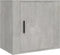 vidaXL - Nachtkastjes - 2 - st - wandgemonteerd - 50x30x47 - cm - betongrijs