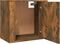 vidaXL - Nachtkastjes - 2 - st - wandgemonteerd - 50x30x47 - cm - gerookt - eikenkleur
