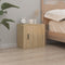 vidaXL - Nachtkastjes - 2 - st - wandgemonteerd - 50x30x47 - cm - sonoma - eikenkleur