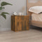 vidaXL - Nachtkastjes - 2 - st - wandgemonteerd - 50x30x47 - cm - gerookt - eikenkleur