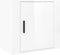 vidaXL - Nachtkastjes - 2 - st - wandgemonteerd - 50x30x47 - cm - hoogglans - wit