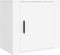 vidaXL - Nachtkastjes - 2 - st - wandgemonteerd - 50x30x47 - cm - wit