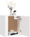 vidaXL - Nachtkastjes - 2 - st - wandgemonteerd - 50x30x47 - cm - wit