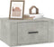 vidaXL - Nachtkastjes - 2 - st - wandgemonteerd - 50x36x25 - cm - betongrijs