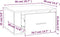 vidaXL - Nachtkastjes - 2 - st - wandgemonteerd - 50x36x25 - cm - hoogglans - wit