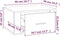 vidaXL - Nachtkastjes - 2 - st - wandgemonteerd - 50x36x25 - cm - bruin - eikenkleur