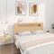 vidaXL - Nachtkastjes - 2 - st - wandgemonteerd - 50x36x25 - cm - sonoma - eikenkleur