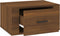 vidaXL - Nachtkastjes - 2 - st - wandgemonteerd - 50x36x25 - cm - bruin - eikenkleur