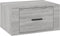 vidaXL - Nachtkastjes - 2 - st - wandgemonteerd - 50x36x25 - cm - grijs - sonoma - eiken