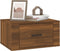 vidaXL - Nachtkastjes - 2 - st - wandgemonteerd - 50x36x25 - cm - bruin - eikenkleur