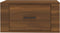 vidaXL - Nachtkastjes - 2 - st - wandgemonteerd - 50x36x25 - cm - bruin - eikenkleur