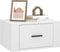 vidaXL - Nachtkastjes - 2 - st - wandgemonteerd - 50x36x25 - cm - wit
