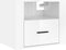 vidaXL - Nachtkastjes - 2 - st - wandgemonteerd - 50x36x40 - cm - hoogglans - wit