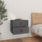 vidaXL - Nachtkastjes - 2 - st - wandgemonteerd - 50x36x40 - cm - grijs
