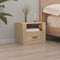 vidaXL - Nachtkastjes - 2 - st - wandgemonteerd - 50x36x40 - cm - sonoma - eikenkleur