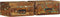 vidaXL - Nachtkastjes - 2 - st - wandgemonteerd - massief - gerecycled - hout