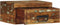 vidaXL - Nachtkastjes - 2 - st - wandgemonteerd - massief - gerecycled - hout