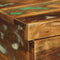 vidaXL - Nachtkastjes - 2 - st - wandgemonteerd - massief - gerecycled - hout