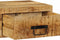 vidaXL - Nachtkastjes - 2 - st - wandgemonteerd - massief - ruw - mangohout