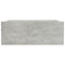 vidaXL - Nachtkastjes - 2 - st - zwevend - 40x30x15 - cm - bewerkt - hout - betongrijs