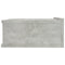 vidaXL - Nachtkastjes - 2 - st - zwevend - 40x30x15 - cm - bewerkt - hout - betongrijs