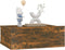 vidaXL - Nachtkastjes - 2 - st - zwevend - 40x30x15cm - bewerkt - hout - gerookt - eiken