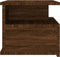 vidaXL - Nachtkastjes - 2 - st - zwevend - 40x31x27 - cm - bewerkt - hout - bruin - eiken