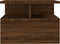 vidaXL - Nachtkastjes - 2 - st - zwevend - 40x31x27 - cm - bewerkt - hout - bruin - eiken