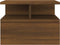 vidaXL - Nachtkastjes - 2 - st - zwevend - 40x31x27 - cm - bewerkt - hout - bruin - eiken
