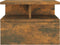 vidaXL - Nachtkastjes - 2 - st - zwevend - 40x31x27 - cm - hout - gerookt - eikenkleurig