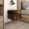 vidaXL - Nachtkastjes - 2 - st - zwevend - 40x31x27 - cm - hout - gerookt - eikenkleurig