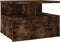 vidaXL - Nachtkastjes - 2 - st - zwevend - 40x31x27 - cm - hout - gerookt - eikenkleurig