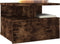 vidaXL - Nachtkastjes - 2 - st - zwevend - 40x31x27 - cm - hout - gerookt - eikenkleurig