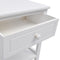 vidaXL - Nachtkastjes - 2 - stuks - hout - wit