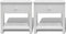 vidaXL - Nachtkastjes - 2 - stuks - hout - wit