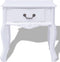 vidaXL - Nachtkastjes - 2 - stuks - MDF - wit